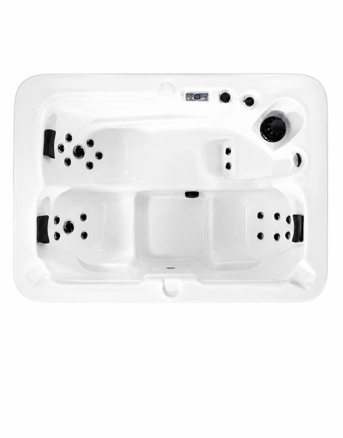 Top-down seating layout for the Ellesmere Arctic Spa